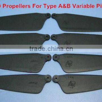2 Blade RC Airplane Aircraft Accessories 4D Propellers For Type A B C Variable Pitch