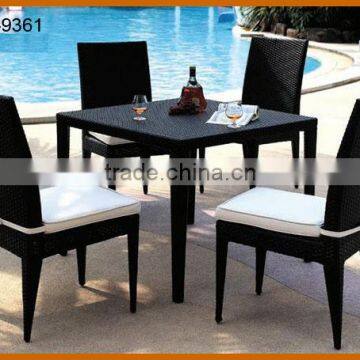 Outdoor 5Pcs Dining Set Resin Wicker