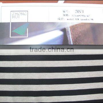 Modal Spandex Stripped Rib 175cm*190g/m2 for Garments ZH2071 photo-1