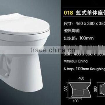 Afraic Cheap Toilet,economic Toilet Simple Toilet Flush by Hand Water Saving Toilet photo-2
