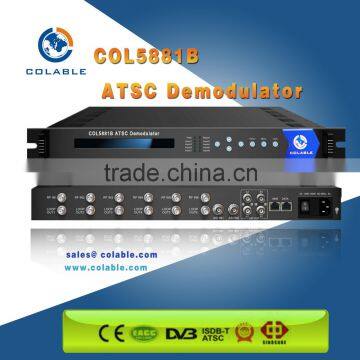 6 way ATSC-T rf to ts demodulator free to air COL5881B