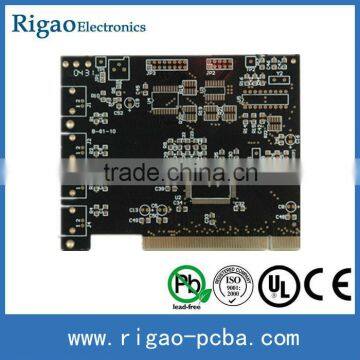 4 layer PCB printed circuit board with black solder mask