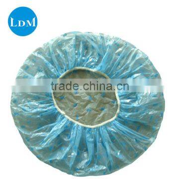 2014 Colorful Satin Fabric Shower Cap For Ladies