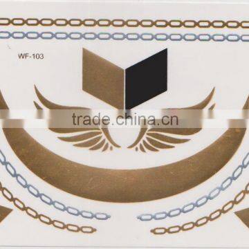 Most Popular Gold and Silver Temp Tattoos
