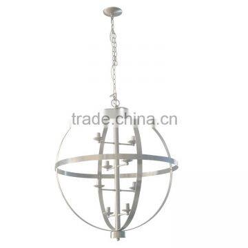 brushed nickel Ceiling lamp for Five Star with Acrylic shade for hotel lamp