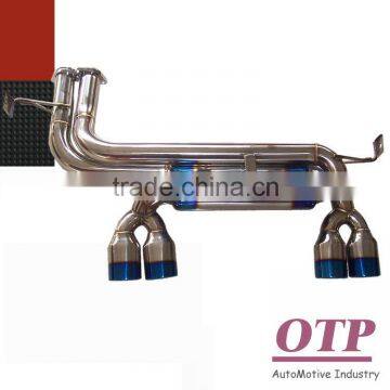 STAINLESS STEEL DUAL 2.75"TIP MUFFLER CATBACK CAT BACK EXHAUST SYSTEM BM* M3 E46