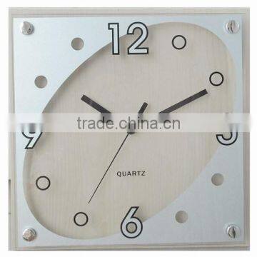 New Products Glass Wall Clock/ Handicraft Clock