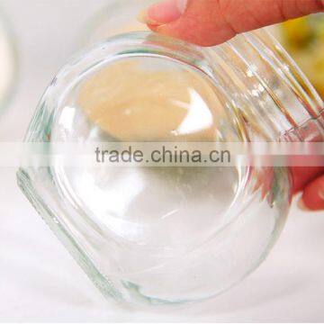 Set of Glass Jar for Candy Food Srorage With Cap photo-2