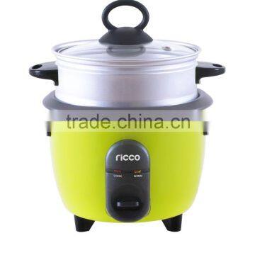 0.5L Drum Rice Cooker With Steamer, Cute Small Size Rice Cooker in Yellow Color photo-4