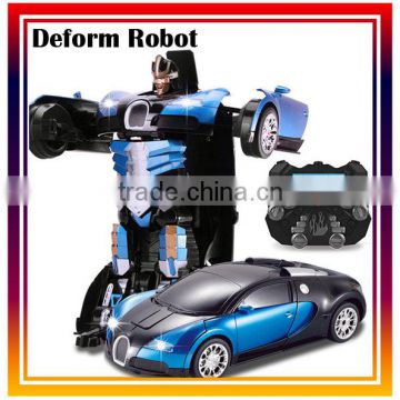 2.4Ghz Radio Remote Control RC Car Deform trans robot toy car