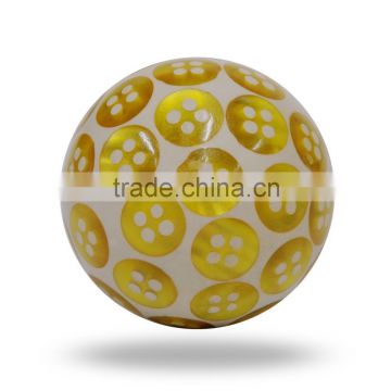 Round Ball Yellow Button Knob