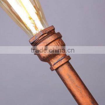 Scandinavian Industrial Table Lamp Steampunk Pipe Style Desk Lamp Bedside Standing Light