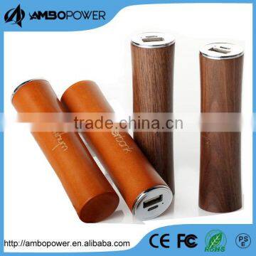 wooden promotional gift usb portable power bank charger for iphone mobile