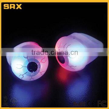 Custom personalized plastic Flashing LED Eyeball Rings