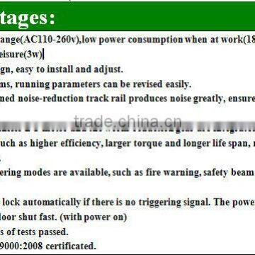 Top Quality Elegant Automatic Glass Sliding Door for Pub photo-3