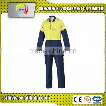 yellow navy flame resistant anti-static wholesale fr workwear