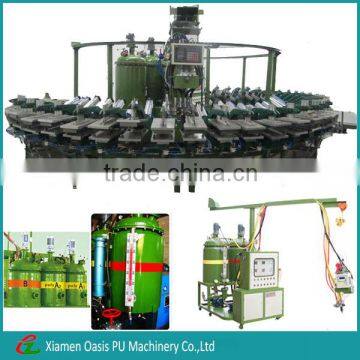 Half-disc Production Line Shoes Sole Making Machine PU Foam Pouring