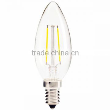 2W E14 LED Filament Candle Lamp