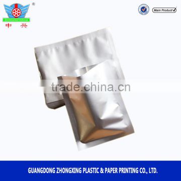 Without Printed three-layer aluminum laminated foil pouch packaging