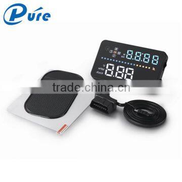 Car HUD Display Universal Car Speed Alarm Plug and Play 3.5 Inch Over-speed Alarm