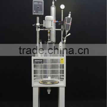 30L Jacketed Glass Reactor - FJ3003-SENCO-China Made----Complet Flange Joint Working Temp: -70C~200C; PTFE Seal