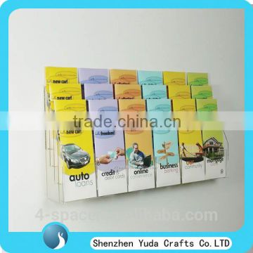 Best selling clear acrylic multistep custom restaurant holder for advertising brochure