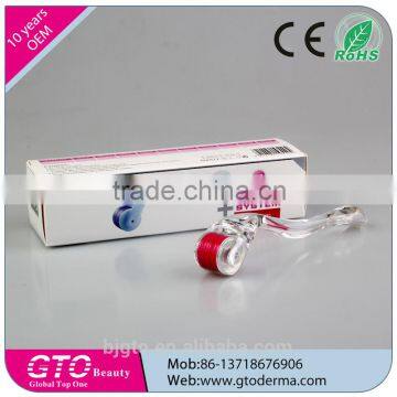 GTO540 derma skin roller for facial care and hair loss treatment