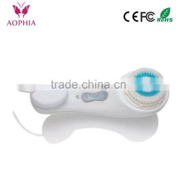 portable Hotsale Electric Waterproof Sonic Wireless Rechargeable Facial Cleansing Brush beauty device