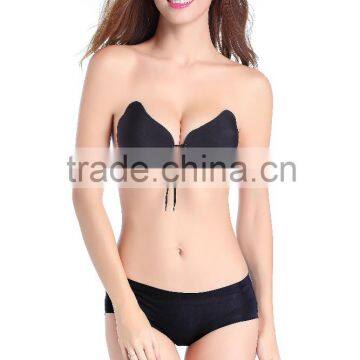 Beautiful Looks Magic Invisible Inserts Padded Adhesive Sexy Silicone Bra for Breast Enhance photo-3