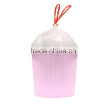 Hotel laundry bags LDPE custom printed plastic drawstring bag for laundry