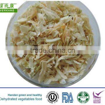 5*5mm Air dried onion flakes white color