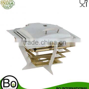 Stainless Steel Tokyo Rectangular Copper Chafing Dish
