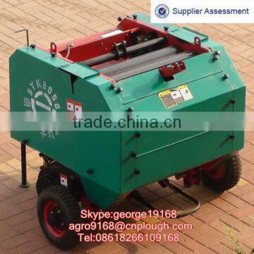 Tractor PTO round small hay baler with best quality