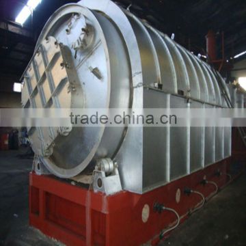 Waste tire pyrolysis recycling plant (from waste tire to crude fuel oil or diesel)