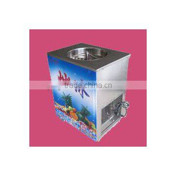 hot selling all automatic electric single flat pan fried ice cream machine