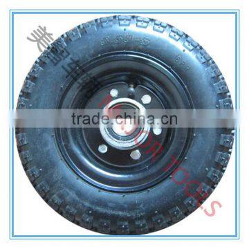 12 Inch Block Pattern Pneumatic Rubber Wheel photo-2