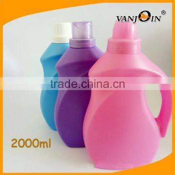 2 liter Purple Household Cleaning Bottles with liquid packaging