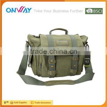 Wholesale Custom DSLR Camera Laptop Canvas Messenger Bag Video Camera Bag