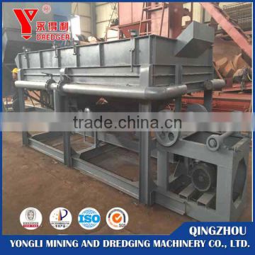 Auto-discharge pulse type jigging machine for mining gold