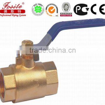 High Quality CE Cert Brass Ball Valve With Lron Handle