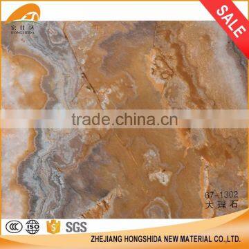 PVC emboss film variety types marble wallpaper suppliers for room decorative