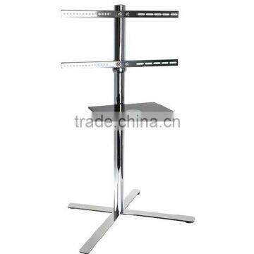 LCD LED TV Stand With Universal Mounting System Stainless Steel TV Stand