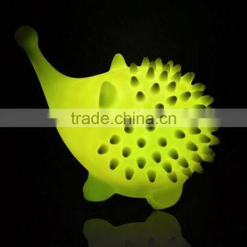 color rainbow change animal shape hedgehog night light