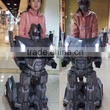 Children Ride On Baby Car, Stand Up Ride On Electric Mobility Robot Baby Car, Gifts For Kids Transformer Robot Electric Car photo-6