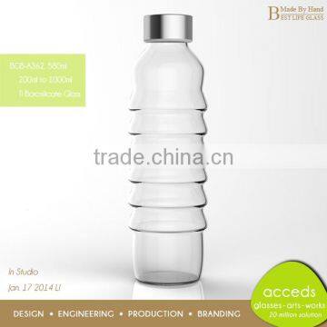 440ml 15oz Clear Water Glass Soda Bottle photo-5