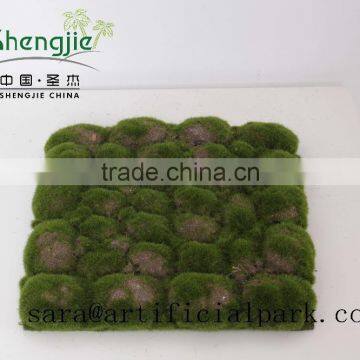 SJ44455 Artificial Moss Ball , Moss Green Mat Wall Decorative photo-5