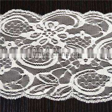 Wholesale White Lace Fabric African Make Ribbon for Wedding