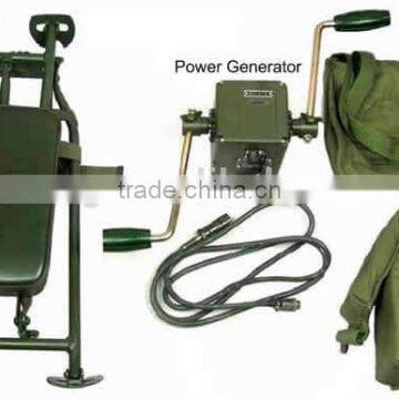 60W Military Hand Cranking Dynamo Power Generator With Seat Stand photo-5