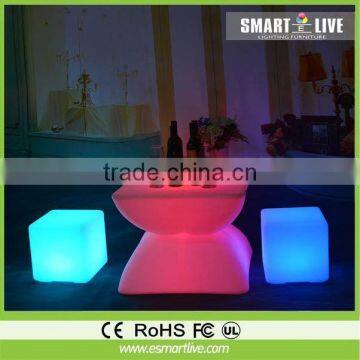 commercial logo stool/led cube/relax chair garden led ball light