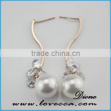 earring findings for lady decor	,European and American high-grade earring design